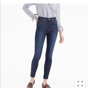 J. Crew High-Rise Lookout Skinny in Medium Wash